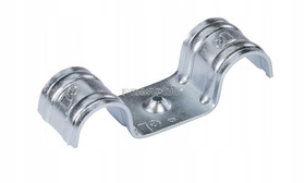 Uchwyt stalowy ocynkowany 2-krotny do kabli Ø6mm RAWLPLUG