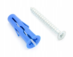 Kołek uniwersalny UNO 8x32mm z wkrętem 4,5x35mm RAWLPLUG