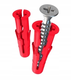 Kołek uniwersalny UNO 6x28mm z wkrętem 4,0x45mm RAWLPLUG