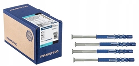 Kołek ramowy z kołnierzem R-FF1 10x80mm wkręt z lejkiem 7,0x87mm T40 (opk. 50szt.) RAWLPLUG