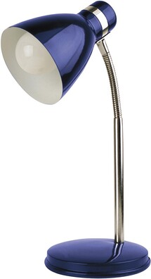 Lampka biurkowa Patric E14 1x40W niebieska
