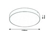Plafon TARTU 24W 2800/4000/6000K 2500lm IP44 Ø300mm czarny (3)