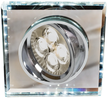 Oprawa stropowa kwadratowa SSU-22 1xGU10 50W + LED SMD 2 1W (1)
