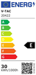Oprawa uliczna LED 30W 4000K 3000lm 100° Ø60 IP65 120-240VAC (4)