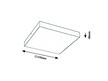 Plafon TARTU 18W 2800/4000/6000K 1800lm IP44 175mm czarny (3)