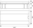 Rozdzielnica p/t 1x18 IP40 SRp-18 (N+PE) (2)