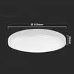Plafoniera LED DOME 30W 3000lm 4000K IP44 Ø420x65mm z mikrofalowym czujnikiem ruchu (4)