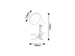 Lampka NOAH LED 5W 360lm 3000K IP20 na klips biała (3)