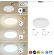 Plafon TARTU 18W 2800/4000/6000K 1800lm IP44 Ø175mm biały (2)
