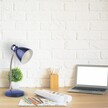 Lampka biurkowa Patric E14 1x40W niebieska (3)