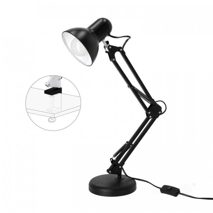 Lampa biurkowa AURIQ E27/1x60W IP20 czarny LED2B (5)