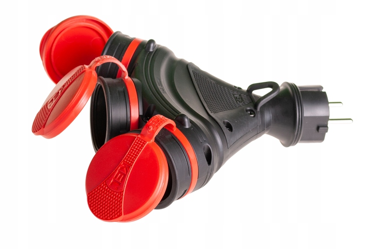 Rozgałęźnik przenośny 3x2p+z R-X3/54 EXTREM IP54 PLASTROL  (2)