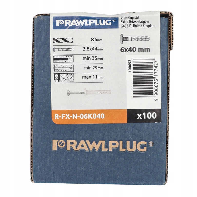 Kołek szybkiego montażu FX-N-K 6x40mm RAWLPLUG  (4)