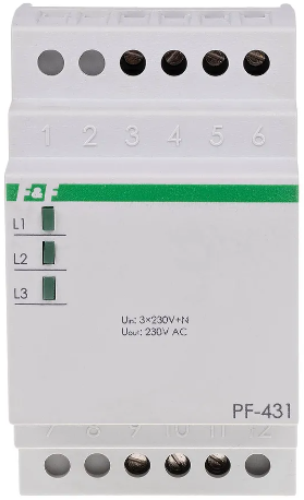 Automatyczny przełącznik faz PF-431 (3x230V+N 16A)