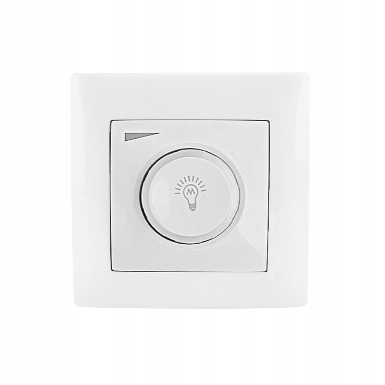WESA ściemniacz obrotowy LED 200W BIAŁY IP20 (1)