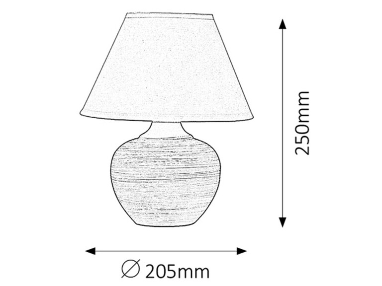 Lampa ceramiczna MOLLY 1xE14 max. 40W IP20 biały/niebieski (2)