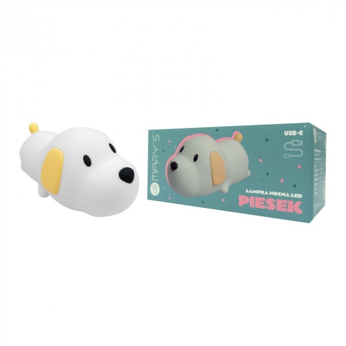 Lampka LED MARY'S USB 1,5W 1200mAh PIESEK biała (8)