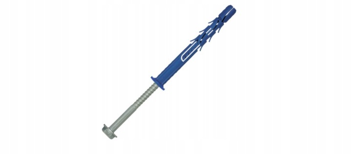 Kołek ramowy z kołnierzem R-FF1 10x100mm z wkrętem heksagonalnym 7,0x109mm T40/SW13 (opk. 25szt.) RAWLPLUG (2)