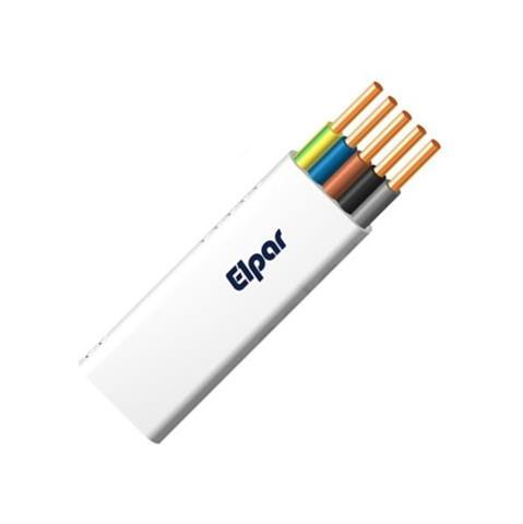 Przewód instalacyjny YDYp 450/750 5x2,5 biały / 1mb POLSKI PRODUCENT (1)